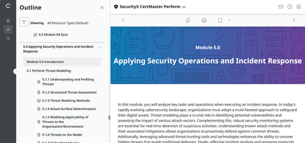CompTIA CertMaster Perform – SecurityX CASP+ CAS-005 Individual License